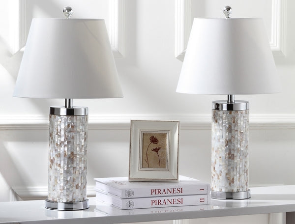 DIANA 25 INCH H SHELL TABLE LAMP (SET OF 2)