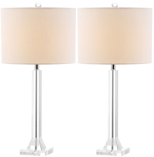 TYRONE 27 INCH H CRYSTAL COLUMN LAMP (SET OF 2)