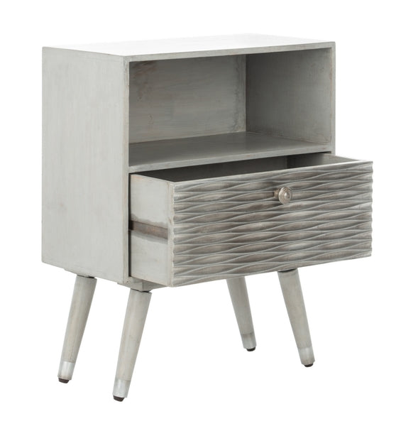 BRANDY 1 DRAWER TEXTURED NIGHTSTAND