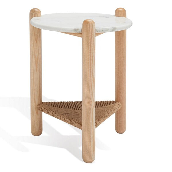 MACIANNA WOVEN SHELF ACCENT TABLE