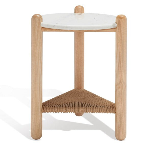 MACIANNA WOVEN SHELF ACCENT TABLE