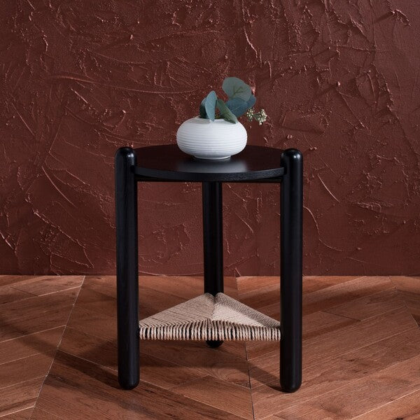 MACIANNA WOVEN SHELF ACCENT TABLE