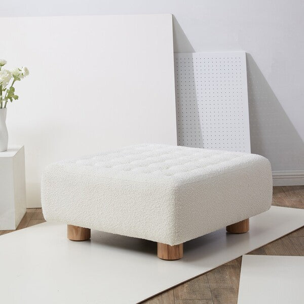 BRADFIELD SQUARE BOUCLE OTTOMAN